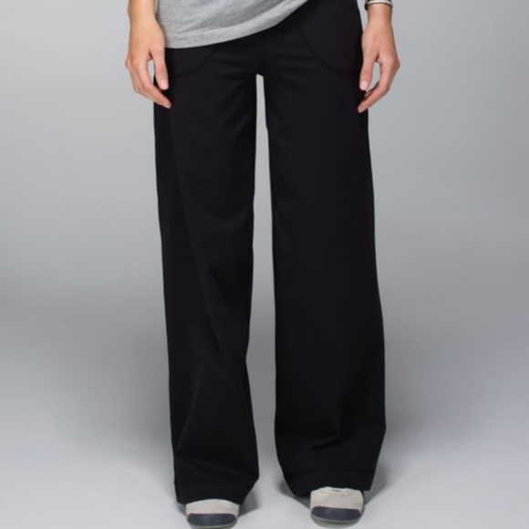 lululemon athletica Pants - Lululemon Wide Leg Pants Yoga Weekend Flare